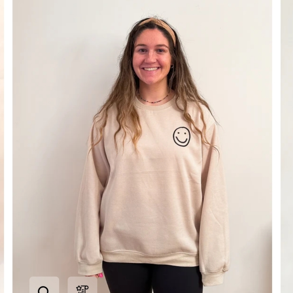 Things Between Smiley Face Women’s Sweater